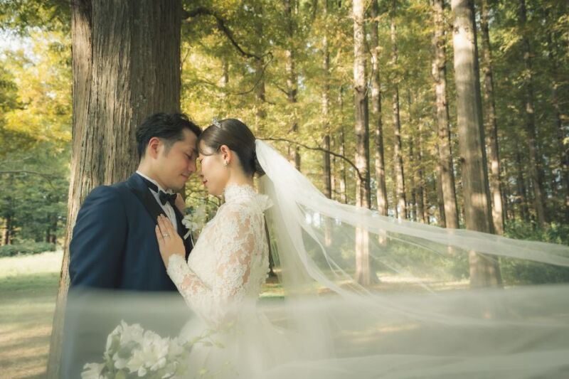 洋装は水元公園＆和装はスタジオ