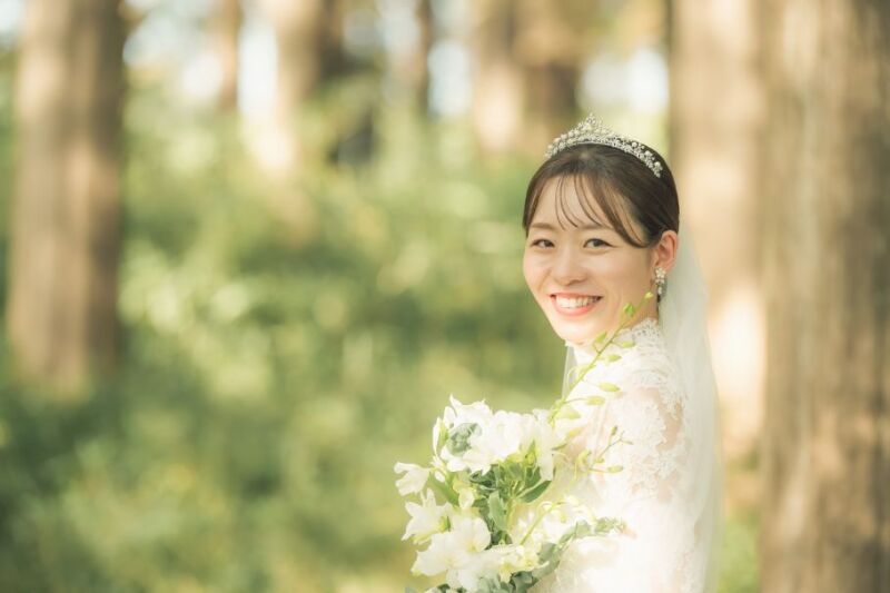 ご新婦様のソロショット