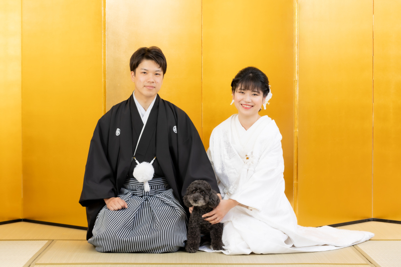 華雅苑 銀座店_ペットと一緒に撮影できる