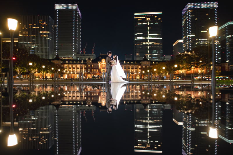 華雅苑 銀座店_夜景で撮影できる