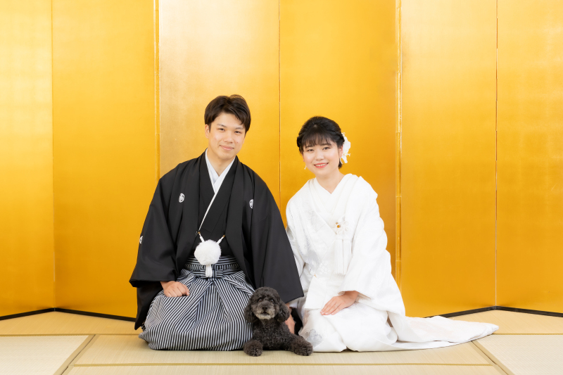 華雅苑 銀座店_ペットと一緒に撮影できる