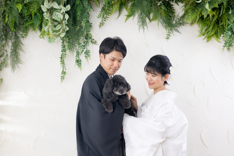 華雅苑 銀座店_ペットと一緒に撮影できる