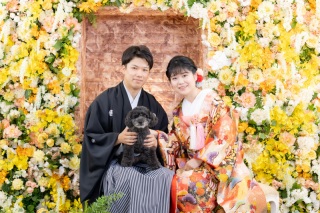 ペットとの撮影