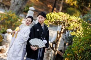 華雅苑 銀座店_冬（1月～2月）の日本庭園