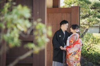 華雅苑 銀座店_和装ロケーション（花畑記念庭園）