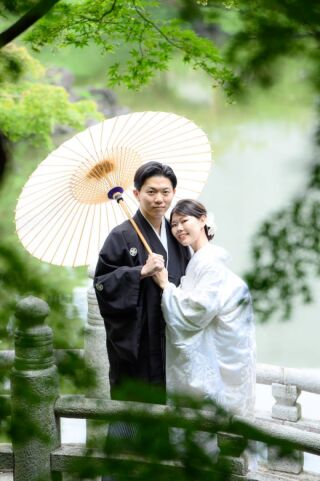 華雅苑 銀座店_和装ロケーション（旧安田庭園）