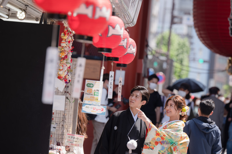 華雅苑 銀座店_色打掛・着物が豊富