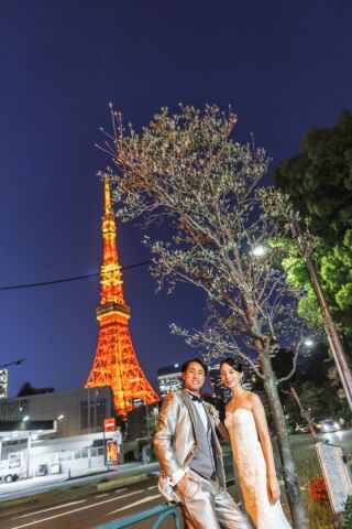 華雅苑 銀座店_洋装ロケーション（東京タワー）