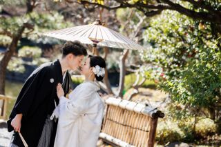 華雅苑 銀座店_冬（1月～2月）の日本庭園