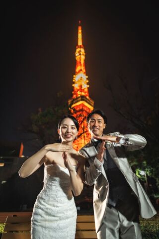 華雅苑 銀座店_洋装ロケーション（東京タワー）