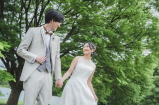 華雅苑 銀座店_洋装ロケーション（代々木公園）