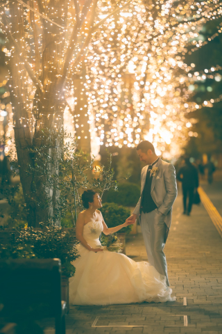 華雅苑 銀座店_丸の内イルミネーション&東京駅(11月中旬~2月中旬)