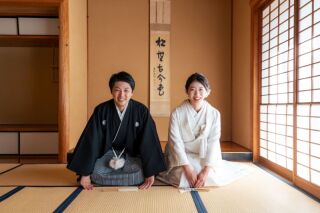 華雅苑 銀座店_日本庭園内　和室（ご希望の方はオプションになります）