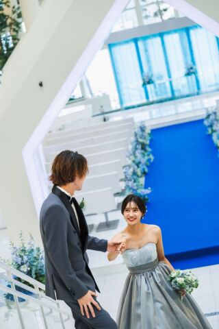 華雅苑 銀座店_光に包まれるチャペル・ルミアモーレ