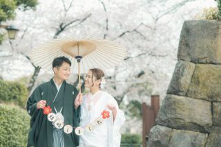華雅苑 銀座店_和装・桜背景のロケーション