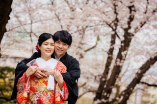 華雅苑 銀座店_和装・桜背景のロケーション