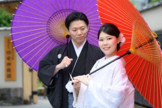 華雅苑 銀座店_和装ロケーション（旧安田庭園）