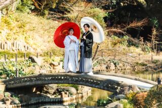 華雅苑 銀座店_冬（1月～2月）の日本庭園