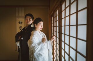 華雅苑 銀座店_日本庭園内　和室（ご希望の方はオプションになります）