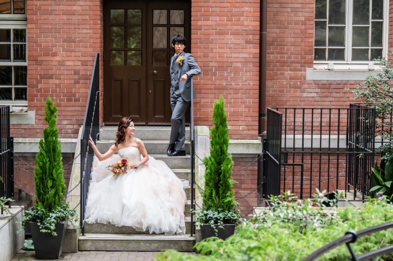 昼間の東京駅での撮影も承っております