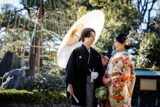 華雅苑 銀座店_冬（1月～2月）の日本庭園