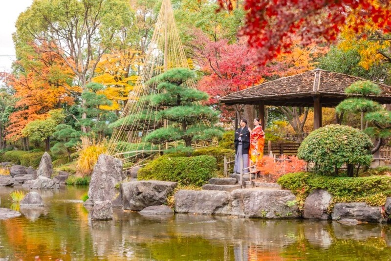 紅葉シーズン 11/25~12/10 和装2着 平日130,000円 土日祝料金22,000円