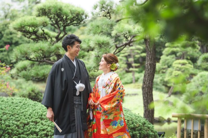 【11/25迄の平日 Photorait限定】和装(日本庭園)&洋装(東京タワー周辺)で撮影 撮影データ150カット