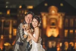 【Photorait限定 12/1～1/31撮影】洋装1着　ペットと一緒に東京駅＆丸の内イルミネーション　撮影データ100カット