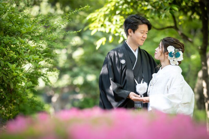 【日本庭園＆東京駅で撮影♪ オープニングムービー撮影＆フェイシャルエステ付き】6/1～6/30平日　撮影データ180カット付