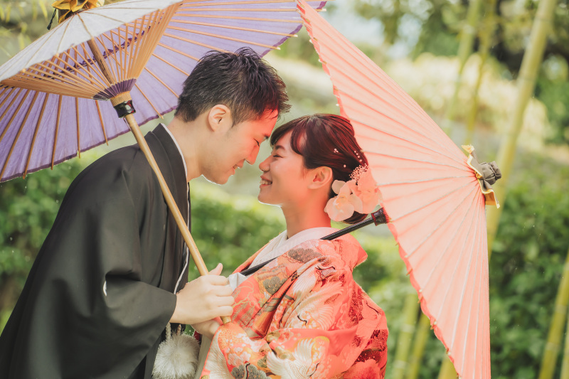 【12~1月撮影 早割】和装1着 日本庭園で撮影 撮影データ130カット ウェルカムボードプレゼント or 土日祝料金無料♪