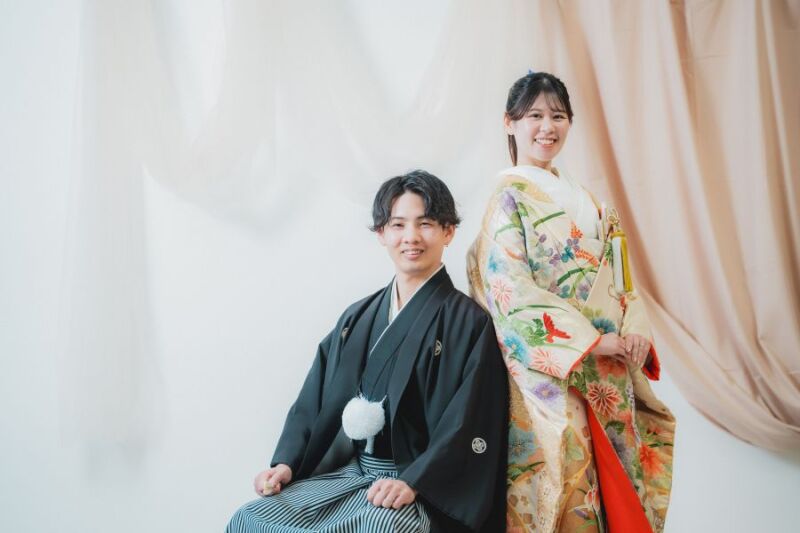 【Photorait限定】和装（スタジオ）＆洋装（東京タワー） 撮影データ100カット最短3～5営業日後お渡しOK