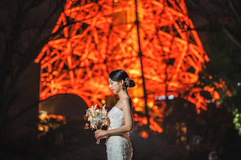 【今だけ6大特典♪ 紫陽花の時期 5/25～6/20】都内日本庭園or紫陽花＆東京タワー　和装＆洋装　撮影データ210カット