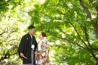 【選べる特典♪　新緑キャンペーン】4/11～5/10迄の撮影　お好きな和装2着　日本庭園＆スタジオ撮影　撮影データ230カット