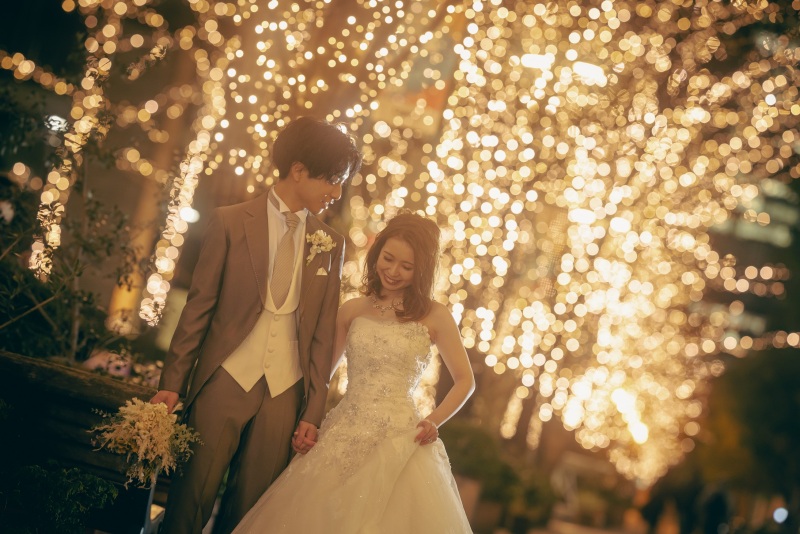 【11/15~12/21 Photorait限定】和装(スタジオ)&洋装(東京駅&丸の内イルミネーション)で撮影