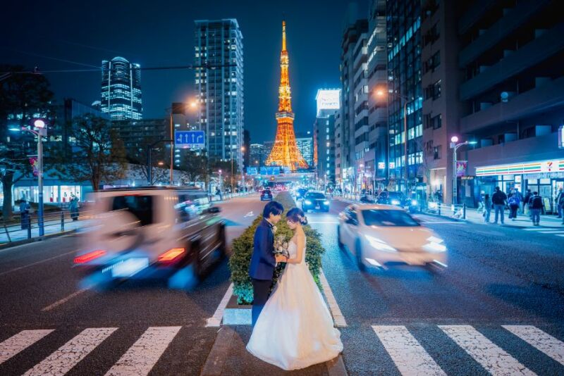 【Photorait限定♪ スタジオ＆東京タワー】和装＆洋装　4月は撮影はデータ50カットプレゼント♪ 