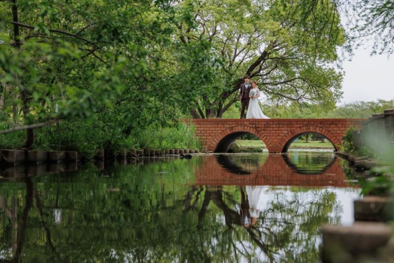 【新緑campaign♪ 5月撮影 限定】和装（日本庭園）＆洋装（水元公園）　※平日撮影　ウェルカムボードプレゼント