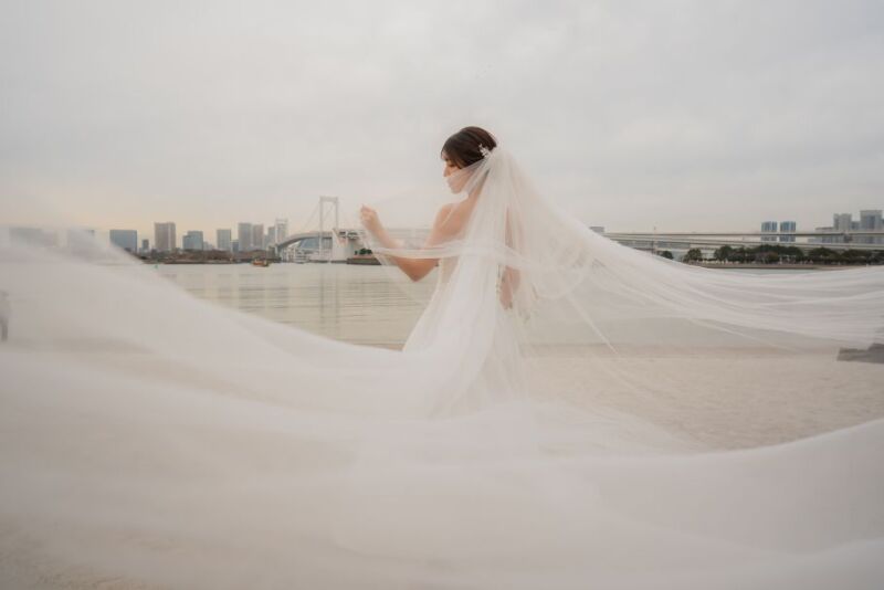 【銀座店5周年 campaign♪ 5月撮影】和装（日本庭園）＆洋装（お台場海浜公園）　撮影データ180カット