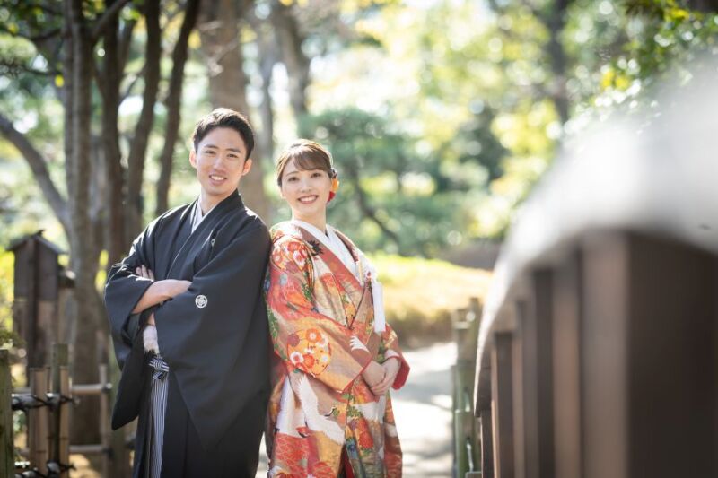 【年末限定 12/20～12/28撮影】和装1着　日本庭園＆正座ショット付き　撮影データ100カット最短3営業日後お渡し