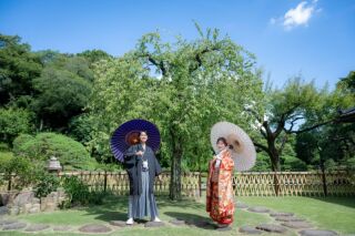【8月限定】夏はタイパ重視♪　和装2着　日本庭園&スタジオ　ウェルカムボードプレゼント　撮影データ最短3営業日後お渡し