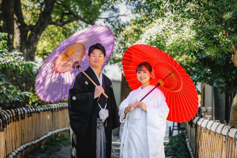 【12~1月撮影 早割】和装1着 日本庭園で撮影 撮影データ130カット ウェルカムボードプレゼント or 土日祝料金無料♪