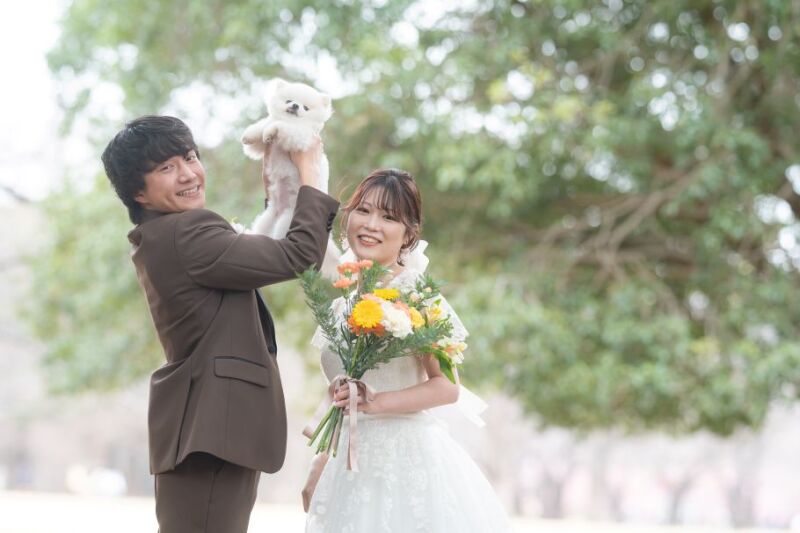 【日本庭園＆代々木公園で撮影♪ オープニングムービー撮影＆フェイシャルエステ付き】6/1～6/30平日　撮影データ180カット付