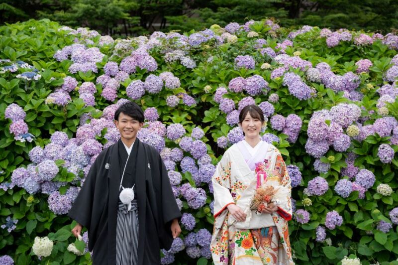 【今だけ6大特典♪ 紫陽花の時期 5/25～6/20】都内日本庭園or紫陽花＆東京タワー　和装＆洋装　撮影データ210カット