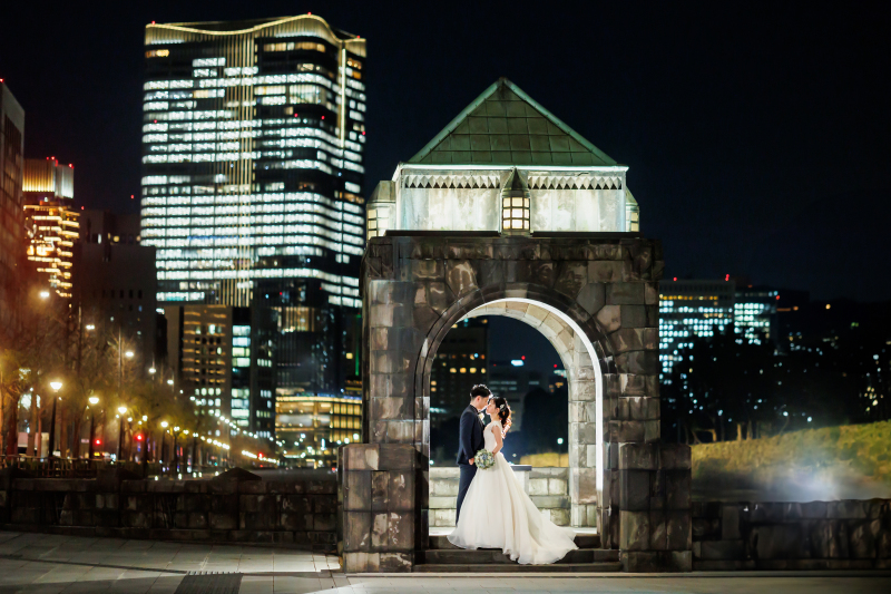 【桜の咲く時期✿ 3/26~4/10 花畑記念庭園&東京駅で撮影】和装&洋装 撮影データ210カット最短3~5営業日後お渡し