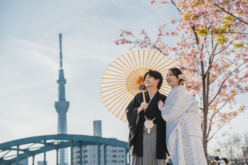 【河津桜プラン✿　2/24～3/10迄の平日撮影】和装2着　河津桜＆旧安田庭園orスタジオ　撮影データ210カット