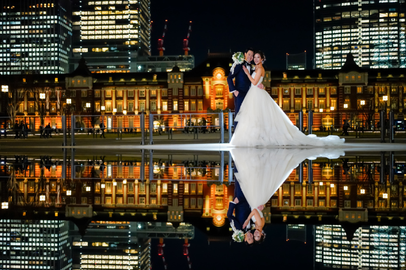 【Photorait限定 12/1～12/29撮影】和装＆洋装　スタジオ＆東京駅 丸の内イルミネーション　撮影データ150カット