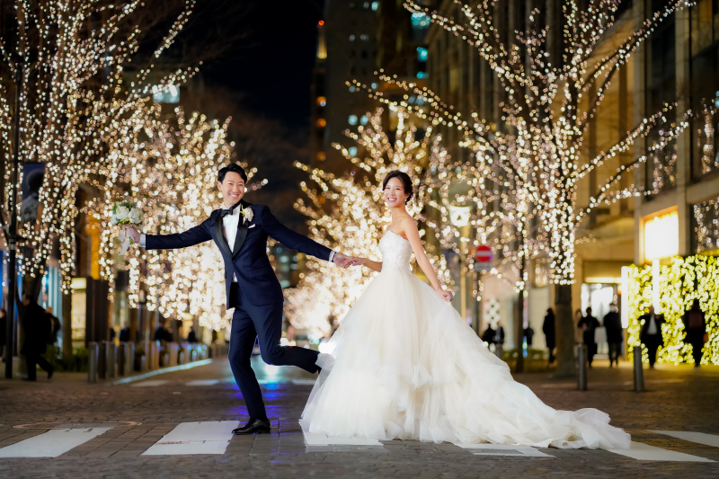 【1/4～2/15撮影 期間限定♪】和装（スタジオ）＆洋装（東京駅＆イルミネーション）　撮影データ100カット