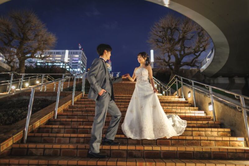 【1/4～2/28撮影 選べる特典♪】和装（日本庭園）＆洋装（お台場海浜公園）　ウェルカムボードor土日料金無♪