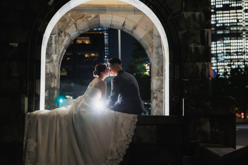 【11/25迄の平日 Photorait限定】和装(日本庭園)&洋装(東京駅)で撮影 撮影データ150カット最短3営業日後お渡し