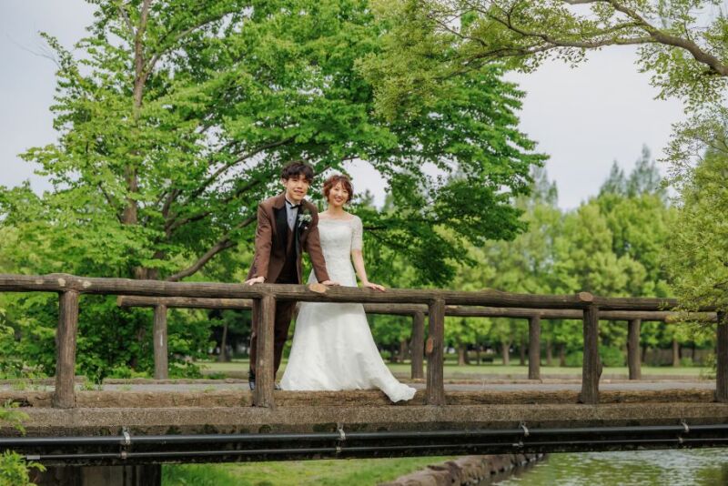 【新緑campaign♪ 5月撮影 限定】和装（日本庭園）＆洋装（水元公園）　※平日撮影　ウェルカムボードプレゼント