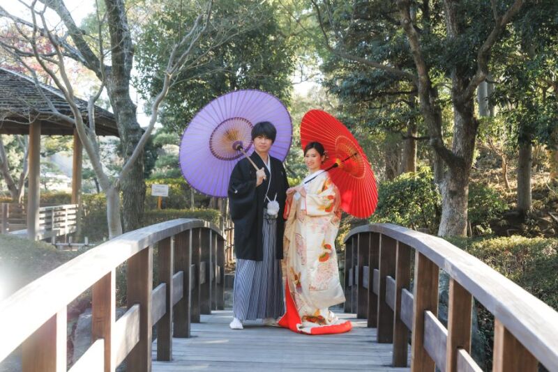 【年末限定プラン 12/20~12/28】 タイパ重視♪ 和装2着 日本庭園&スタジオ 撮影データ150カット